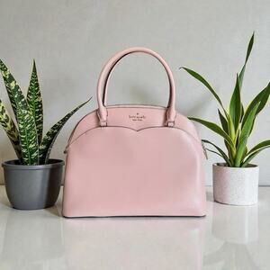 Kate Spade Payton Medium Dome Satchel Top Handle Zip Closure Light Crepe Pink